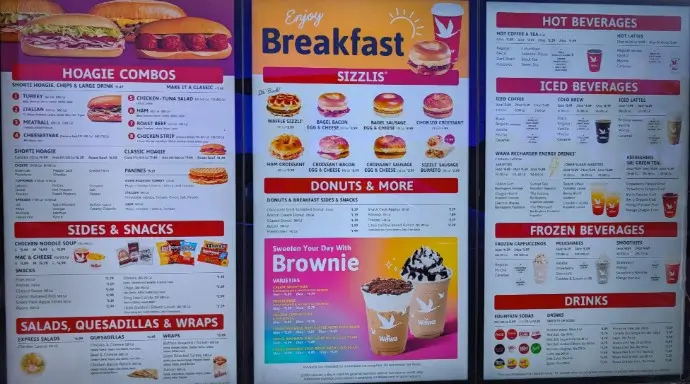 Here is the image showing secret menu hack at Wawa.