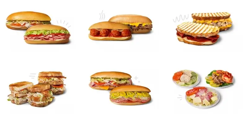 Wawa Hoagies menu ordered in ranking