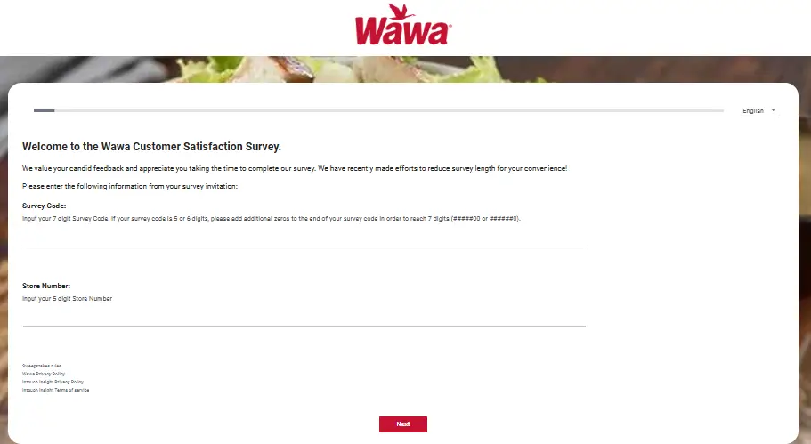 Verified www.mywawavisit.com home for safety Survey entry.